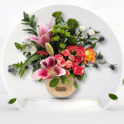 A Diverse Flower Basket